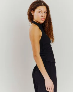Purfelli halterneck top