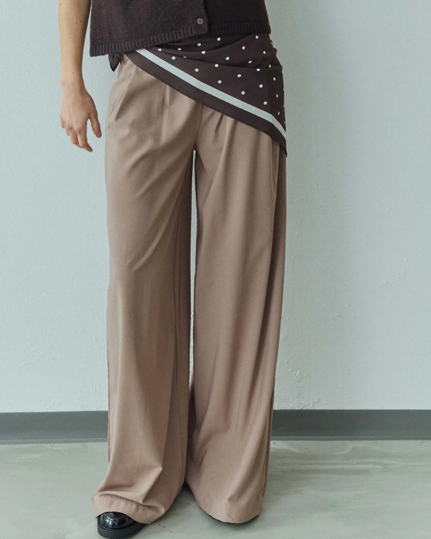 Purlazanna pleat pants