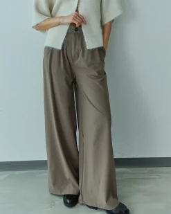Purlazanna pleat pants