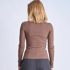 Purmynte heart neck blouse