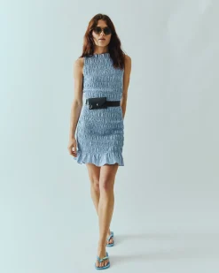 Sallie small check dress