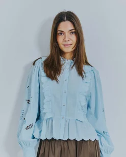 Sanna embrodiery blouse
