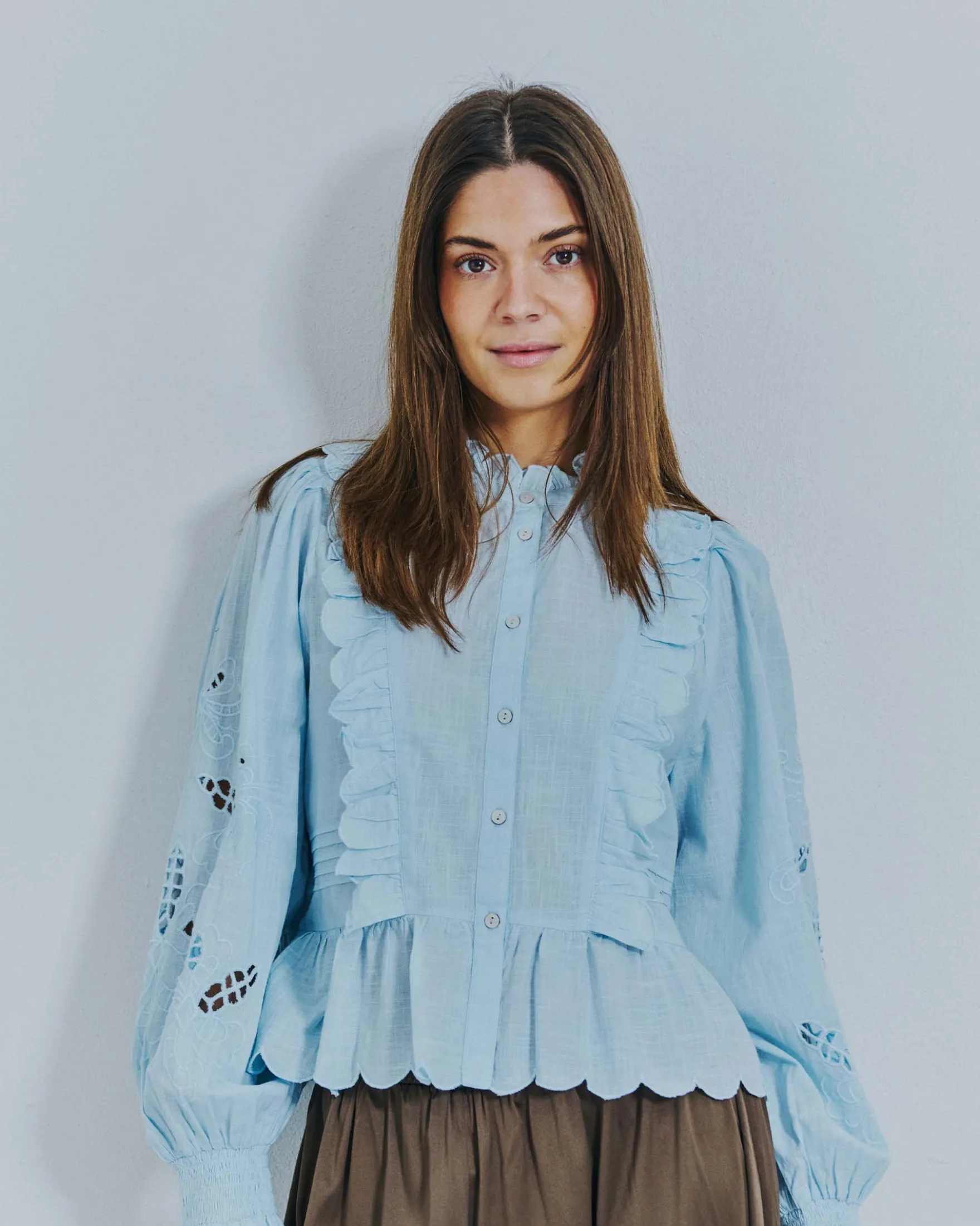 Sanna embrodiery blouse