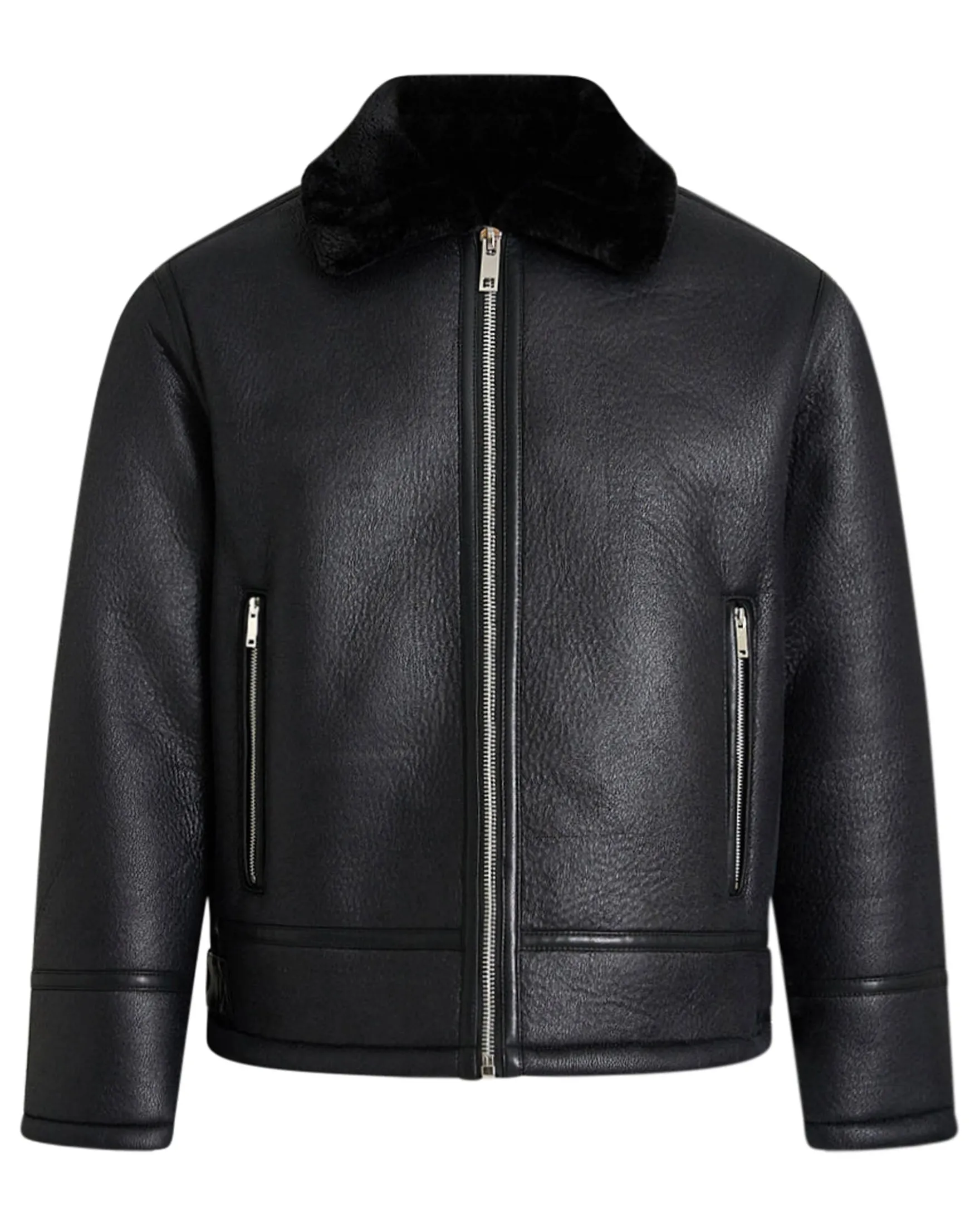 Santiago bonded faux jacket