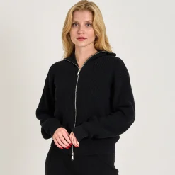 Shanne zip knit