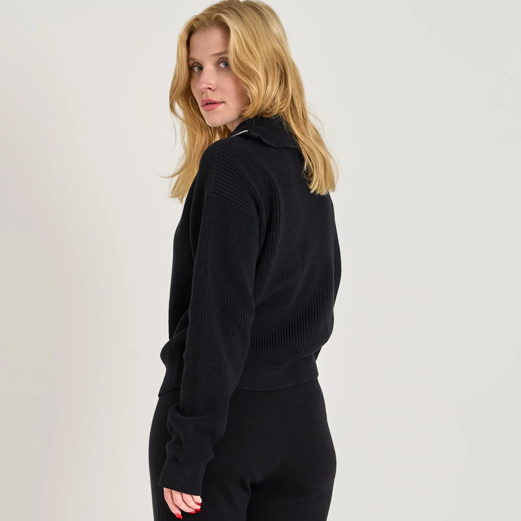 Shanne zip knit