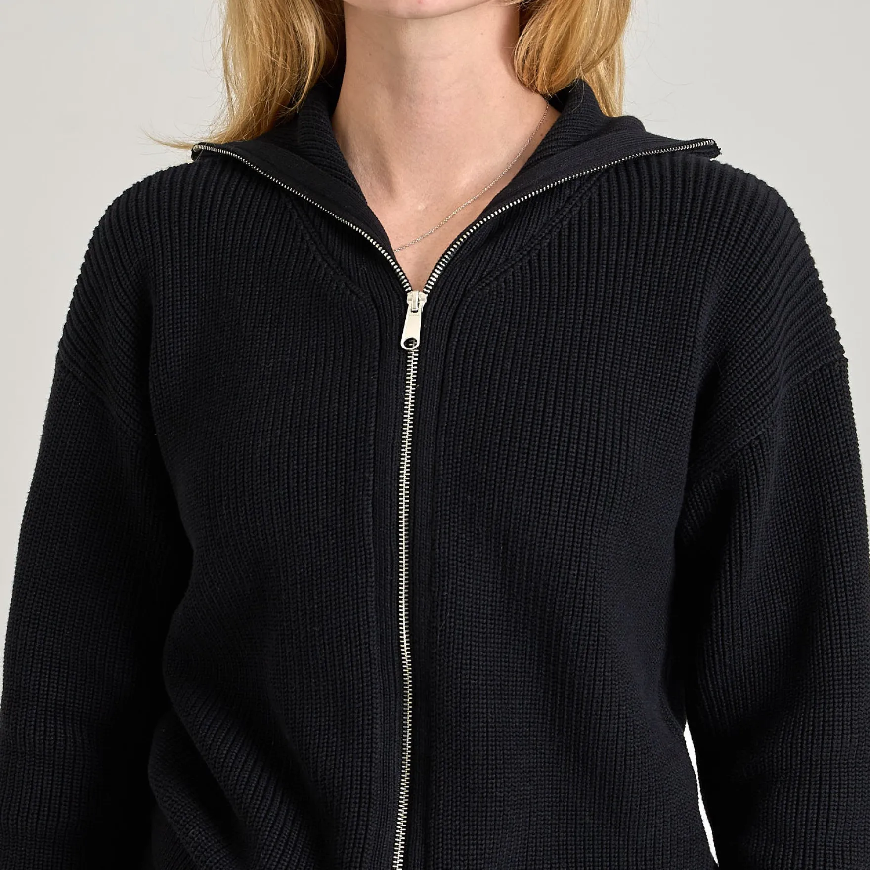 Shanne zip knit