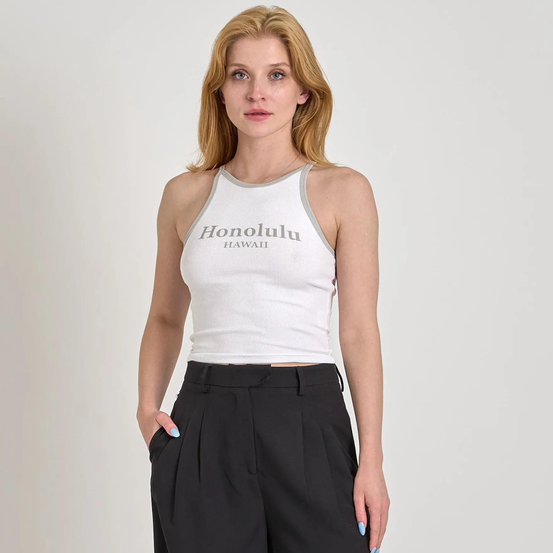 Tamira rib single top