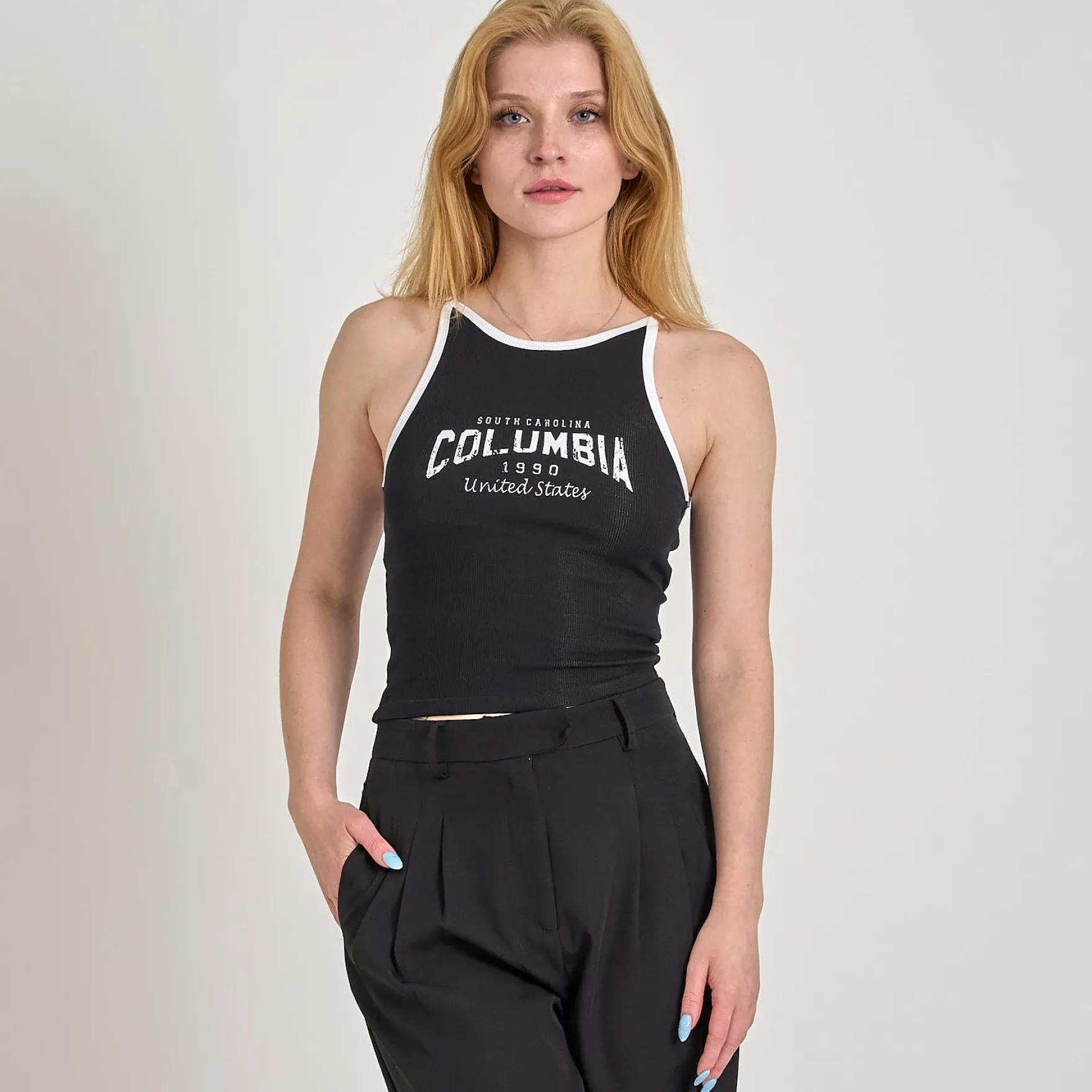Tamira rib single top