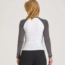 Thilde rib ls blouse