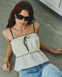 Tillie crepe top