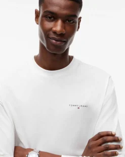 TJM SLIM CHEST LINEAR LS TEE