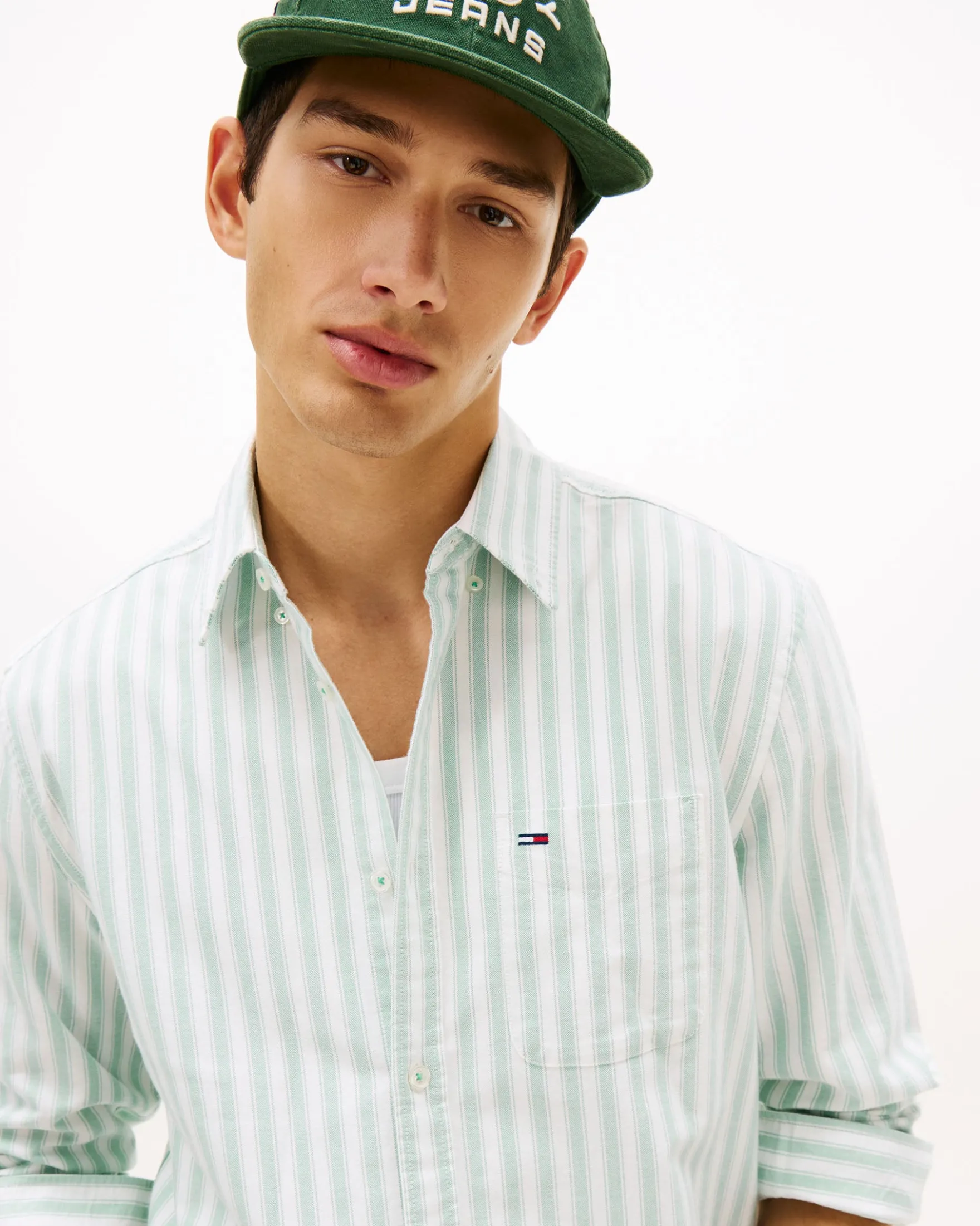 TJM STRIPE OXFORD SHIRT