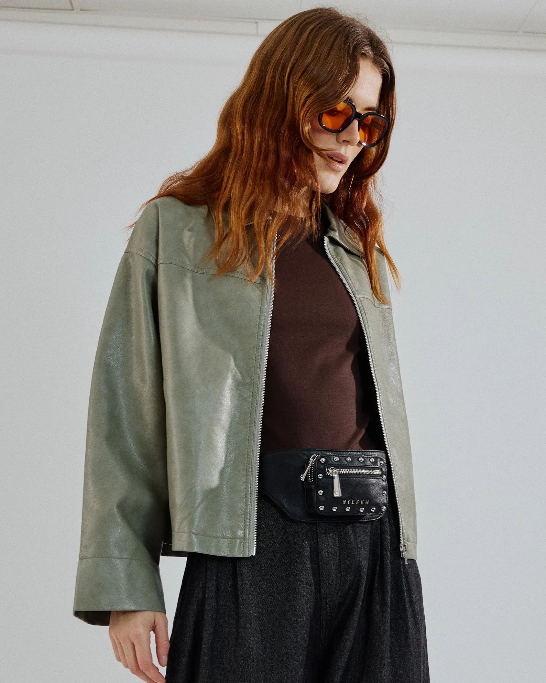 Tula faux leather jacket