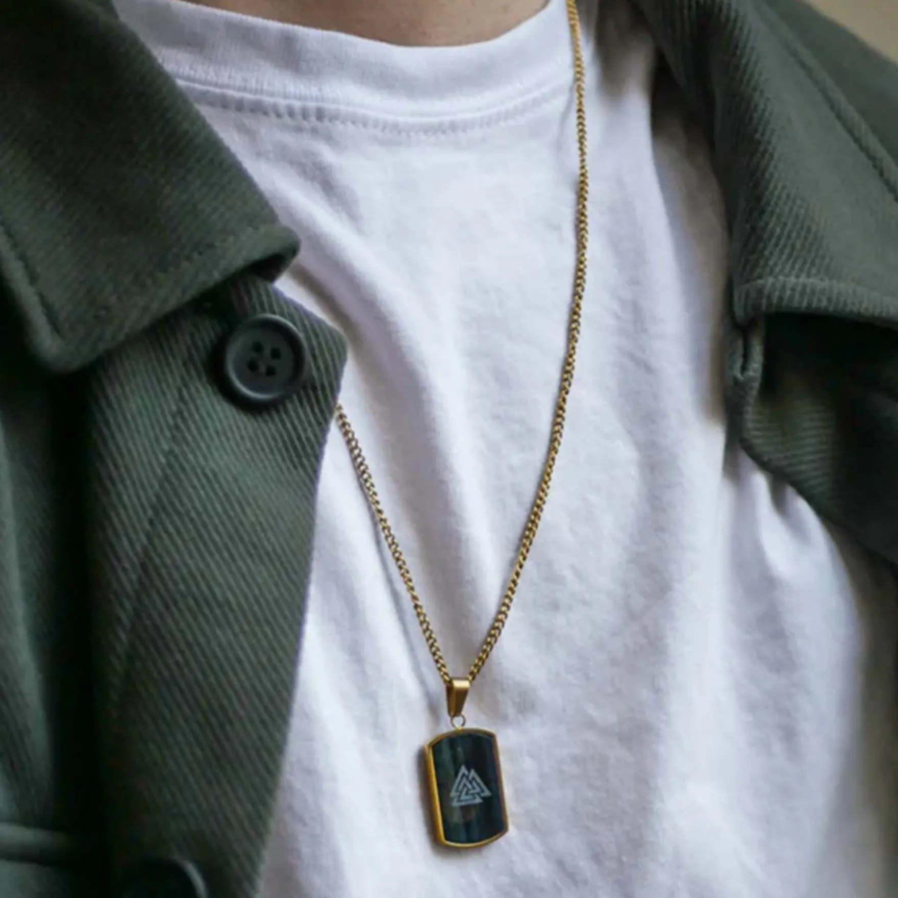 Valknut necklace