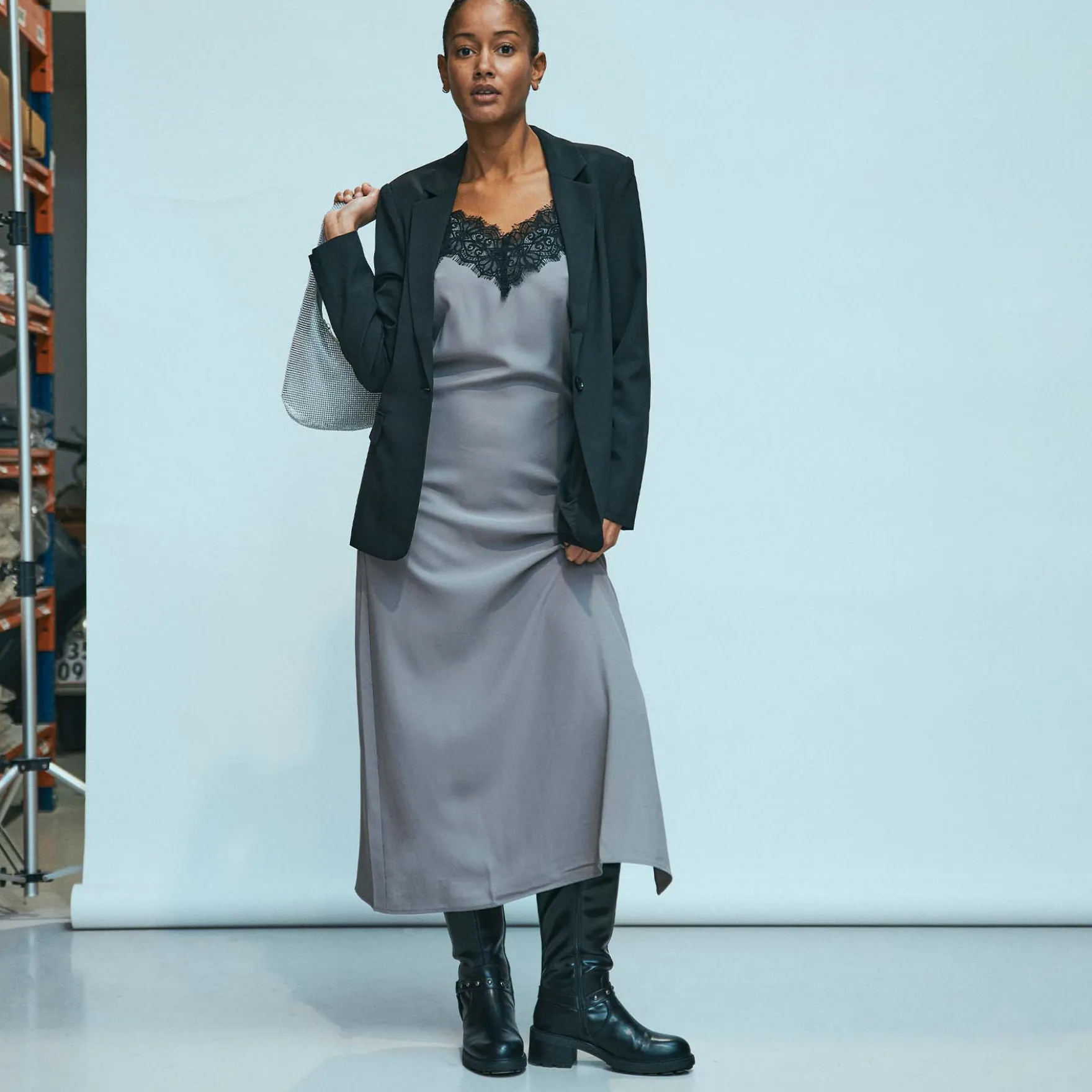 Vanita melange blazer