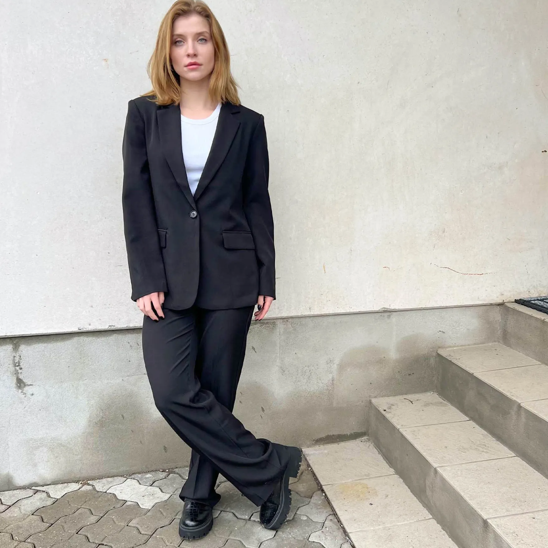 Vanita melange blazer
