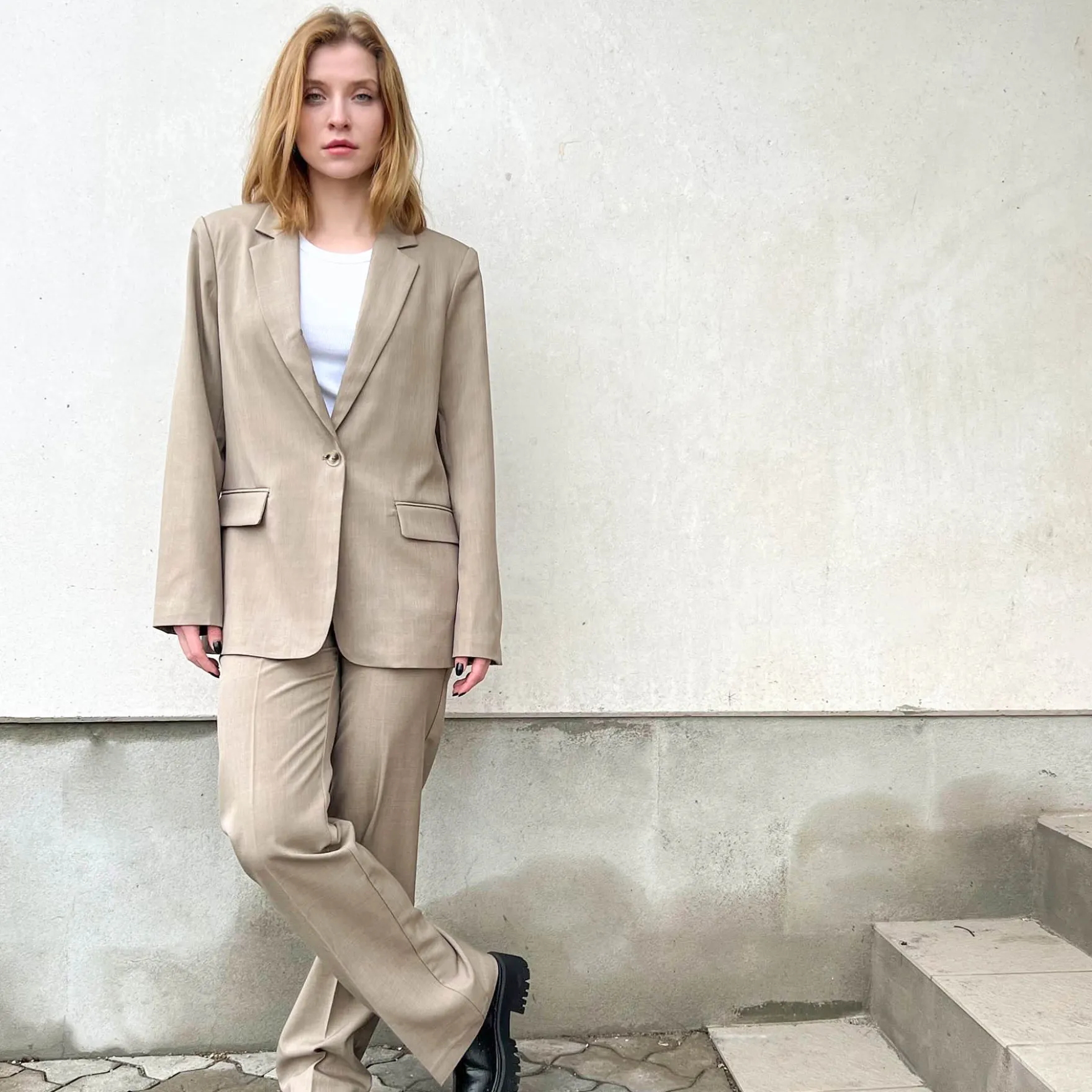 Vanita melange blazer