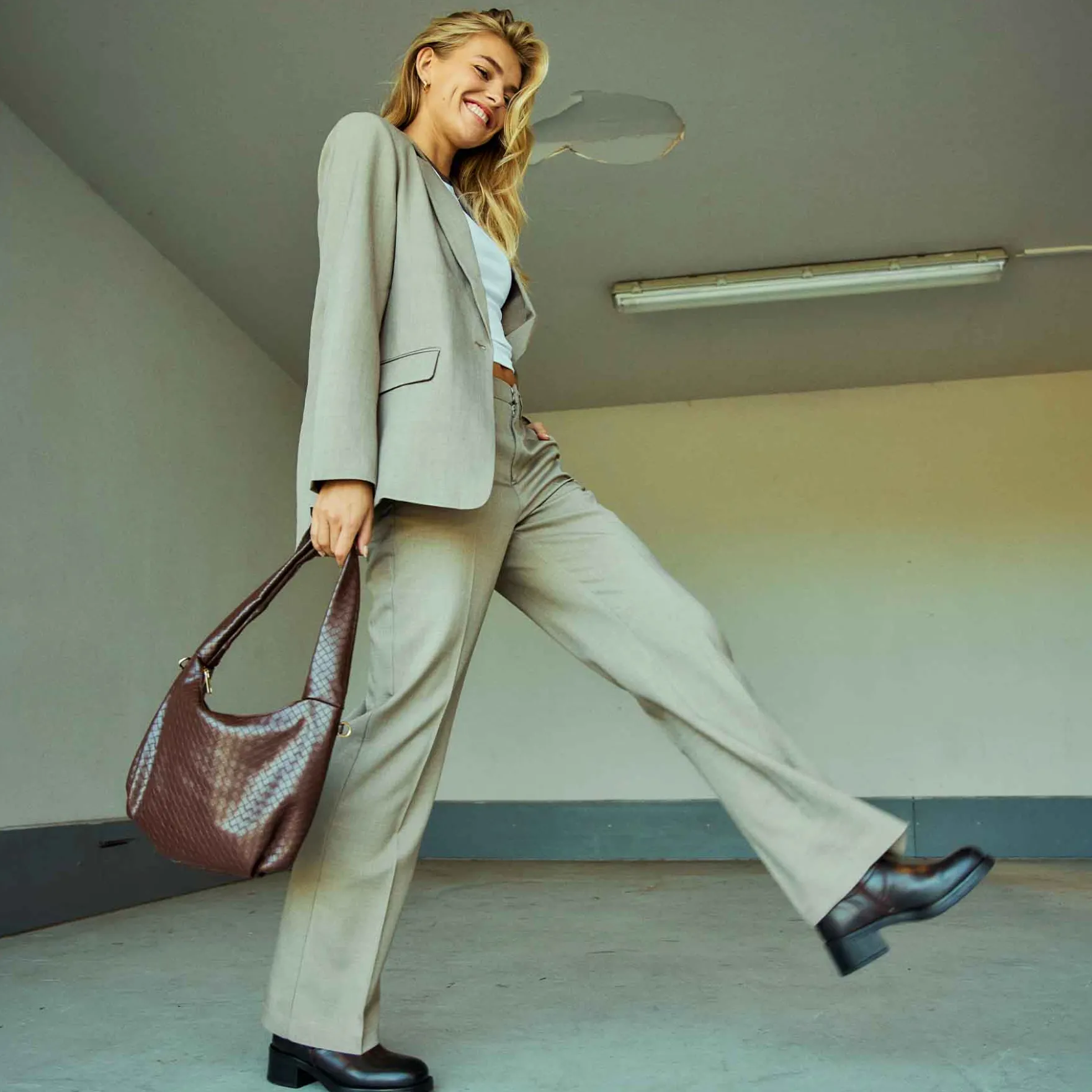 Vanita melange blazer