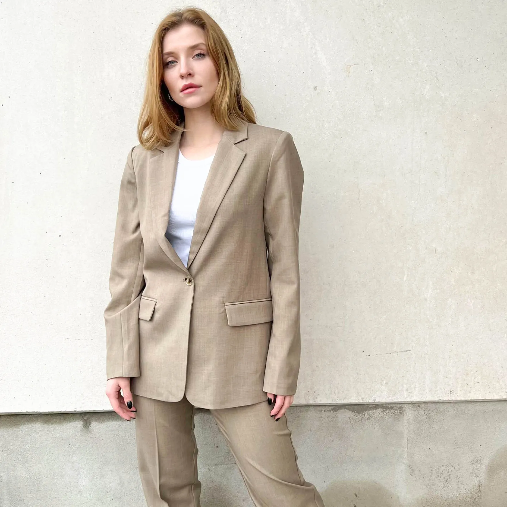 Vanita melange blazer