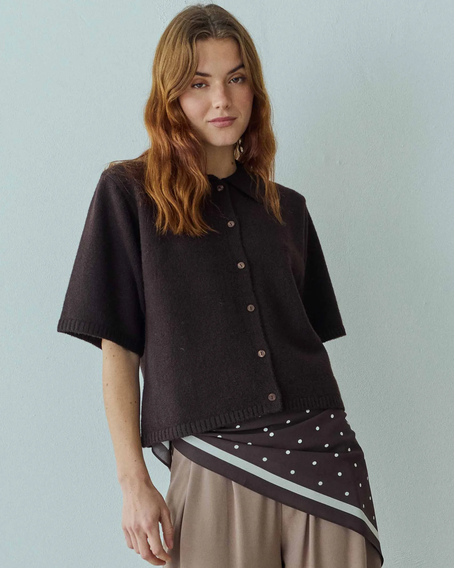 Vela knit blouse