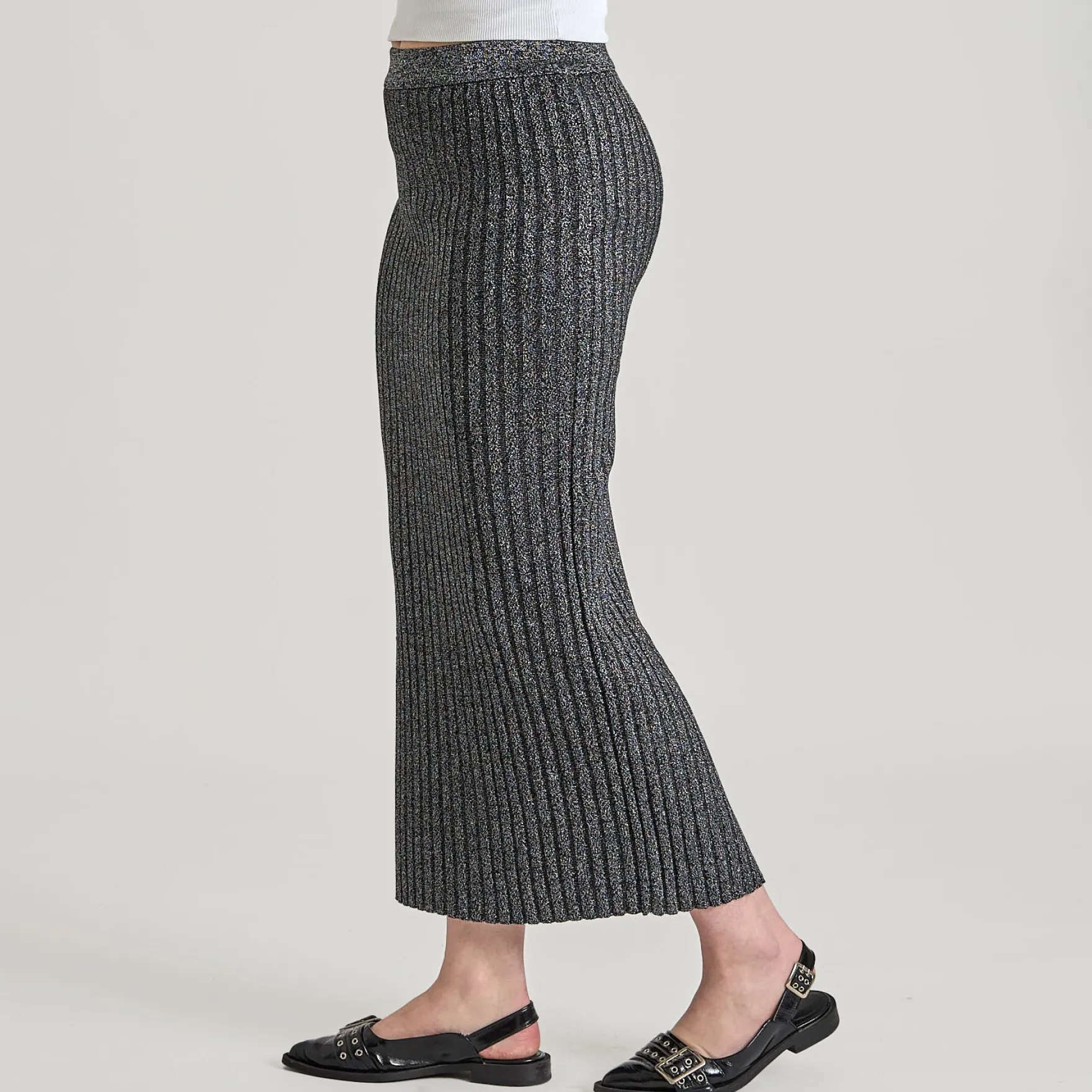 Vibella glitter knit skirt