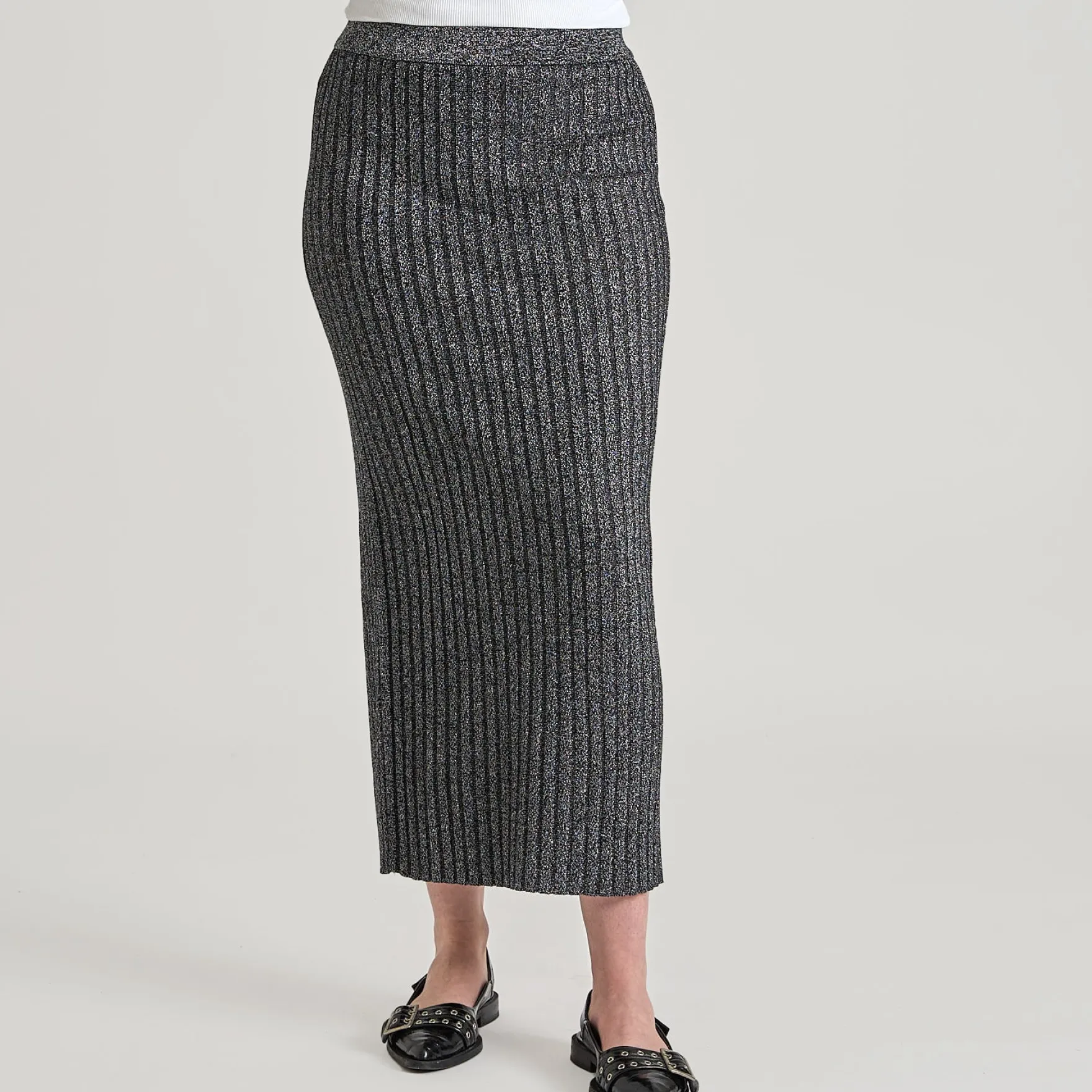 Vibella glitter knit skirt