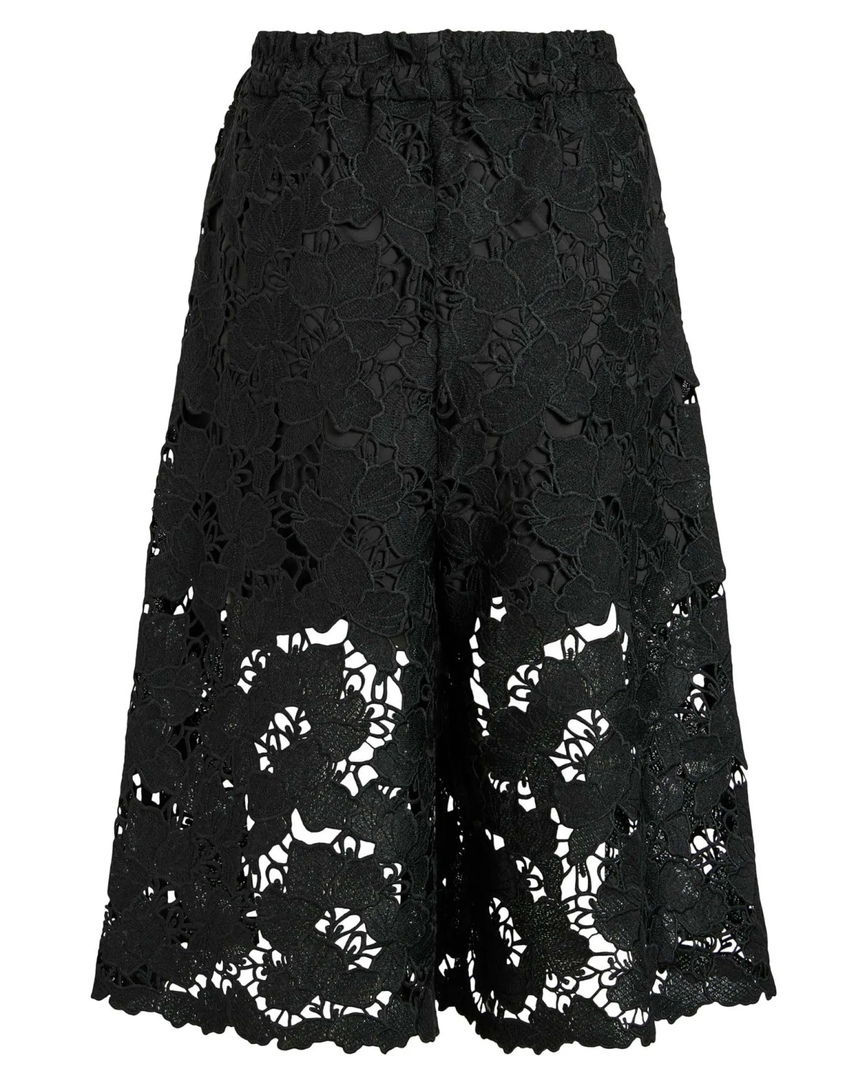 VIHYLDE HW LACE BERMUDA SHORTS