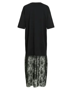 VIKATA S/S OVERSIZE LACE DRESS