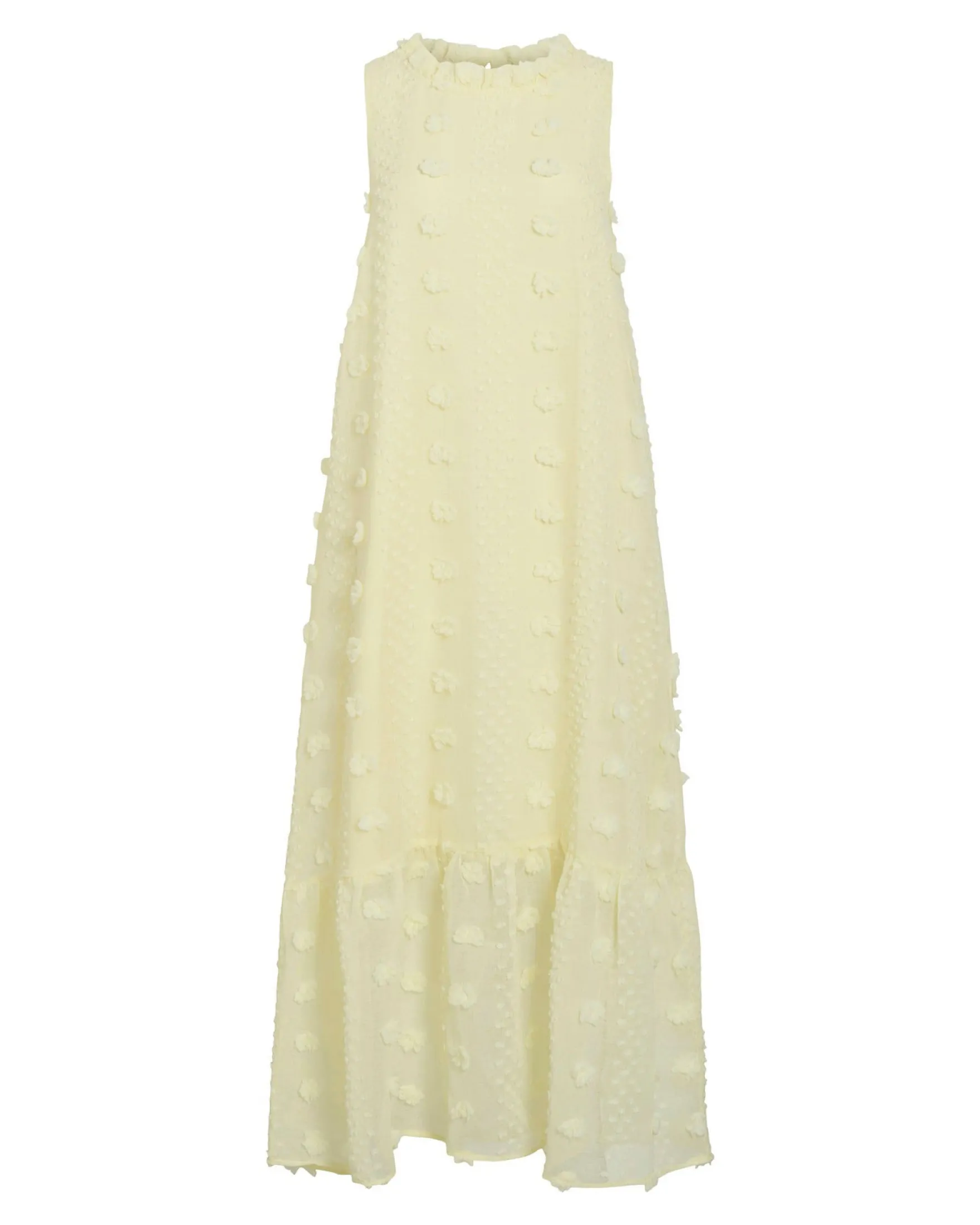 VIPALMA S/L O-NECK ANKLE DRESS
