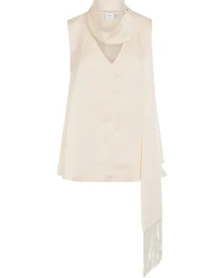 VIRAIMA S/L TOP W/ SCARF