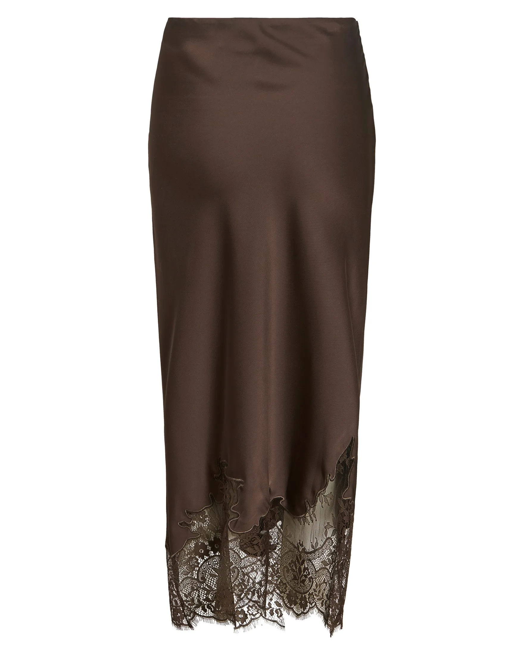 VISABEL HW MIDI LACE SKIRT