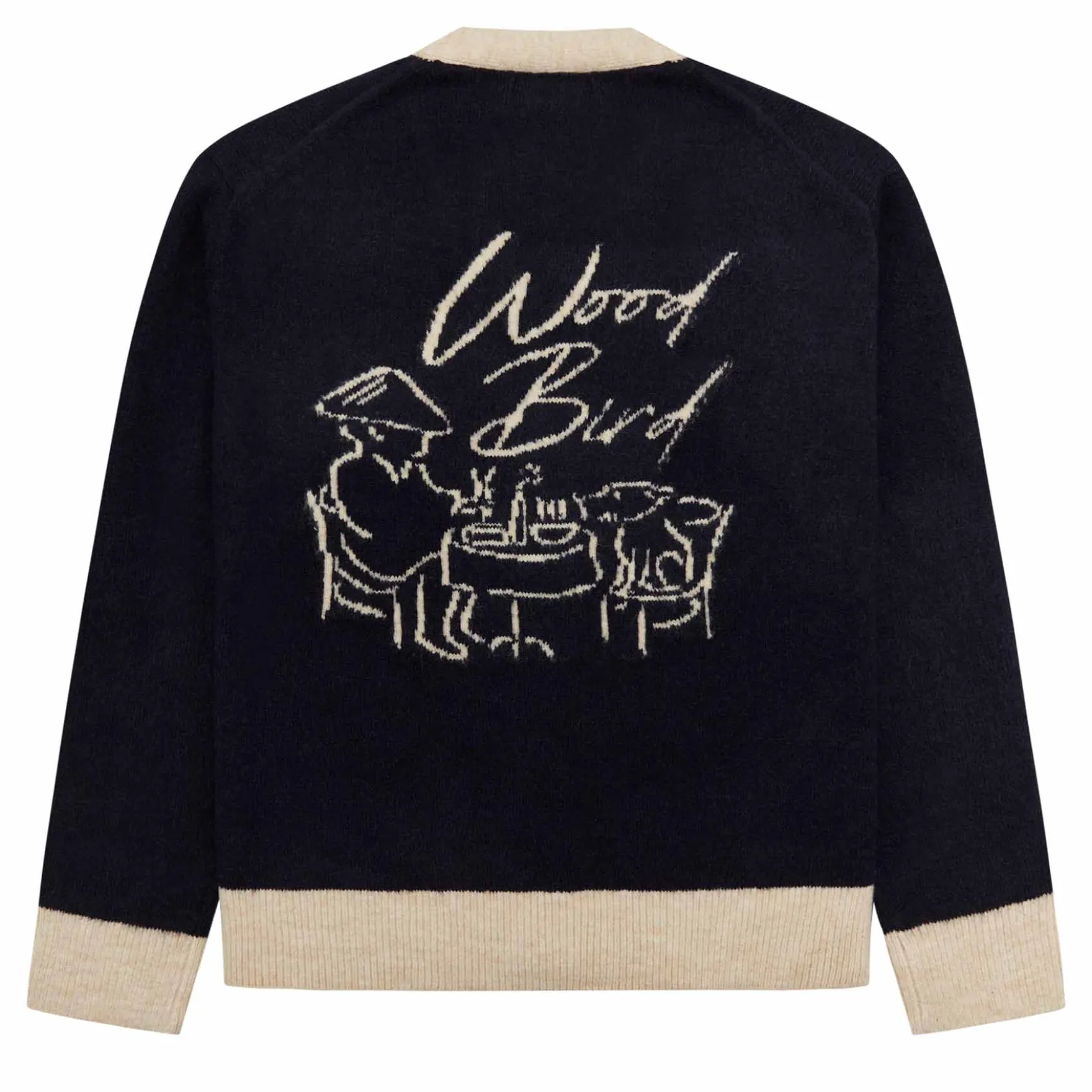 Wbkoon noodle cardigan