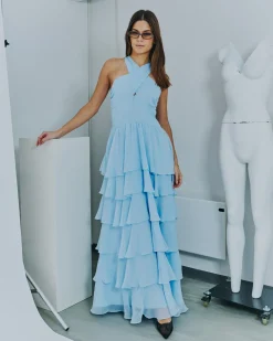 Zelie chiffon dress
